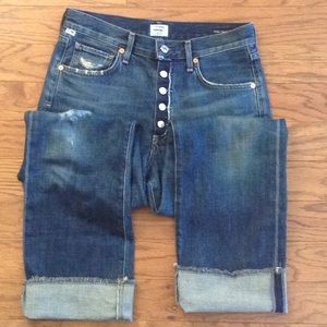 COH Parker Cropped Wide Leg Jeans